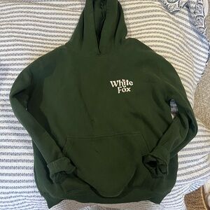 White Fox Boutique Green Hoodie